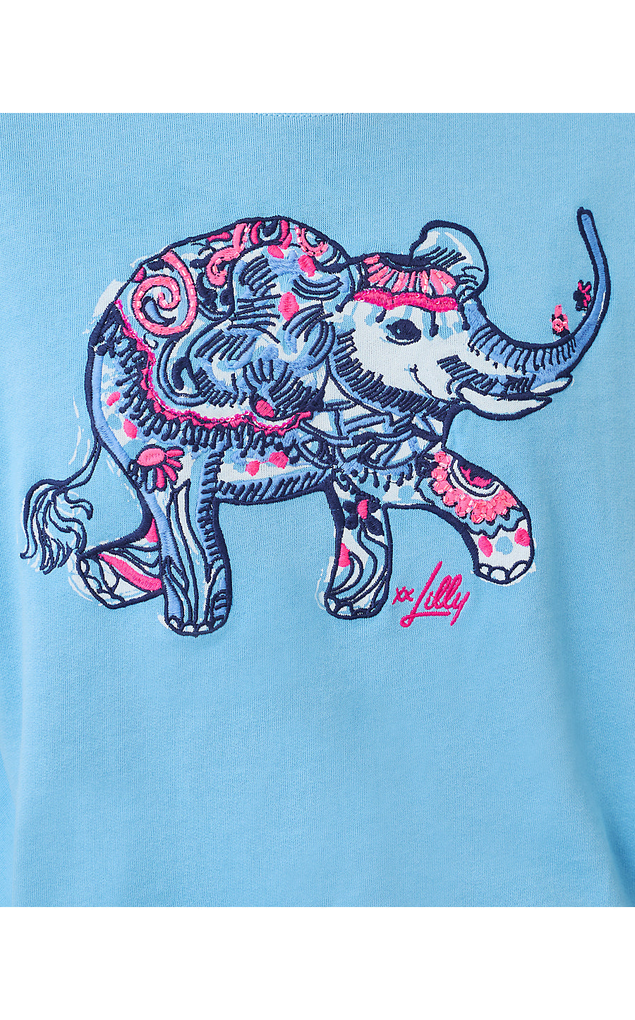 BALLAD LONG SLEEVE SWEATSHIRT | MULTI PAISLEY PARADE EMBELLISHMENT
