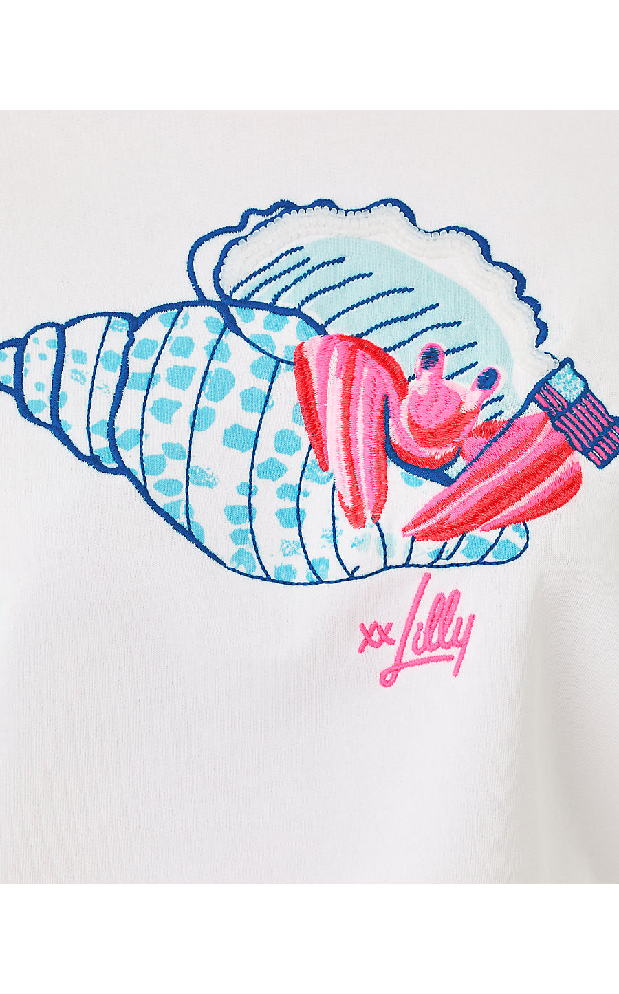 BALLAD LONG SLEEVE SWEATS | MULTI SOCIETY CRAB EMBROIDERY