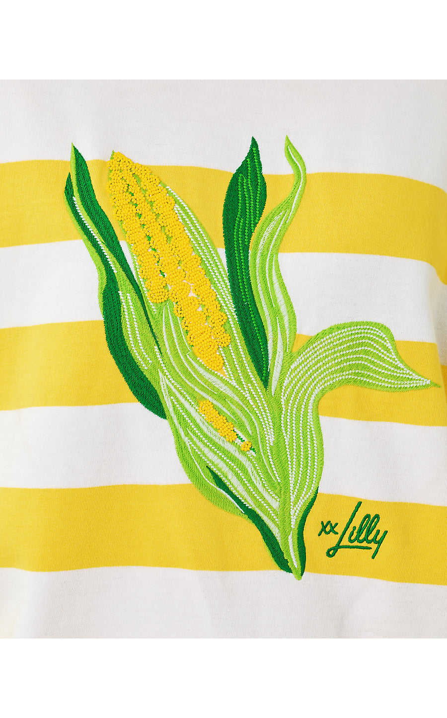 BALLAD LONG SLEEVE SWEATS | MULTI SWEET CORN EMBROIDERY