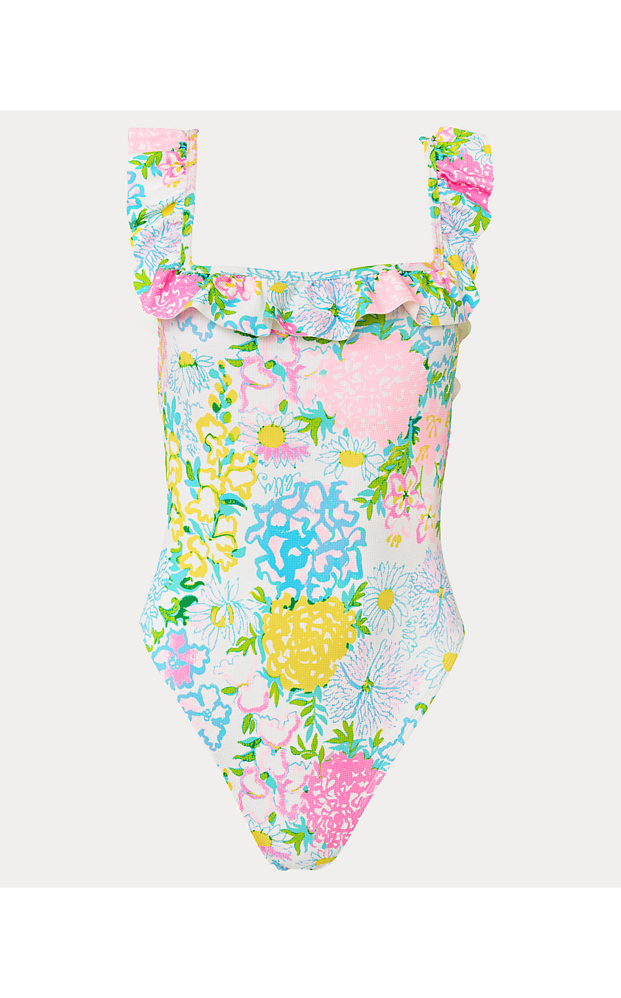 AEMMA RUFFLE ONE PIECE | MULTI LILLY GARDEN