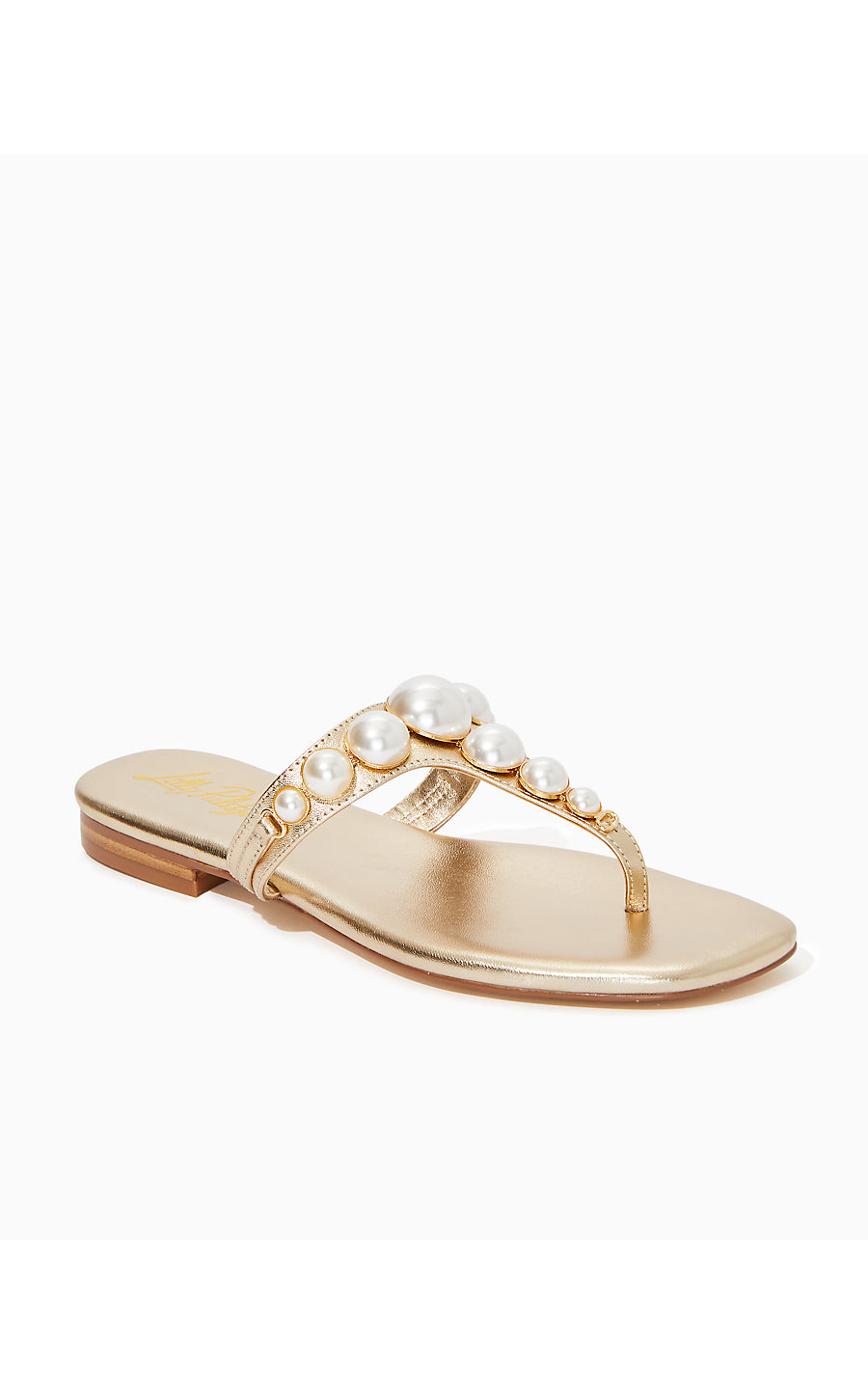 Cloe Sandal | Gold Metallic