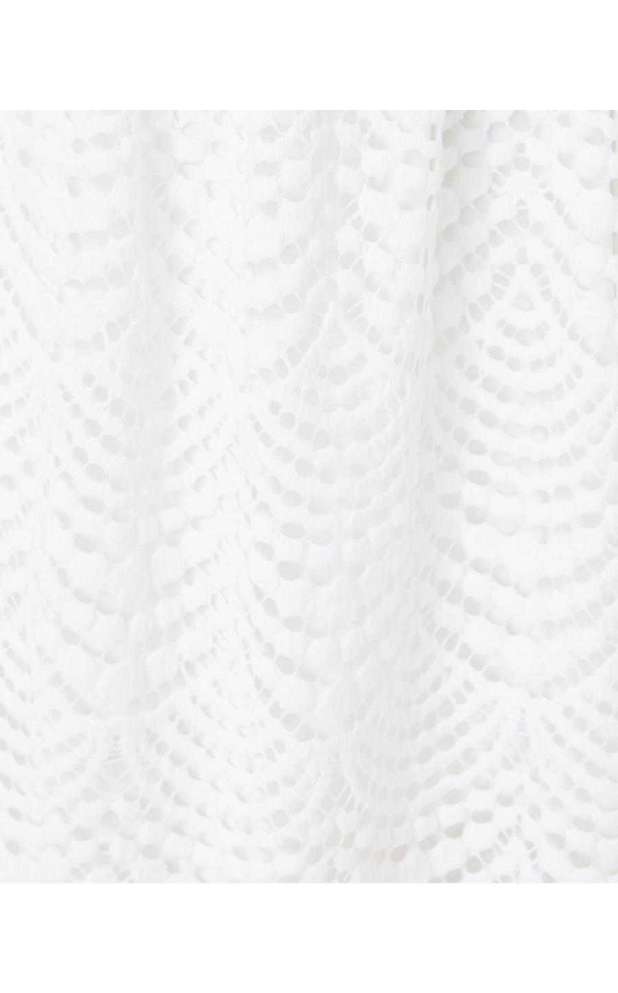 Parigi Skort Romper | Resort White Scalloped Shell Lace