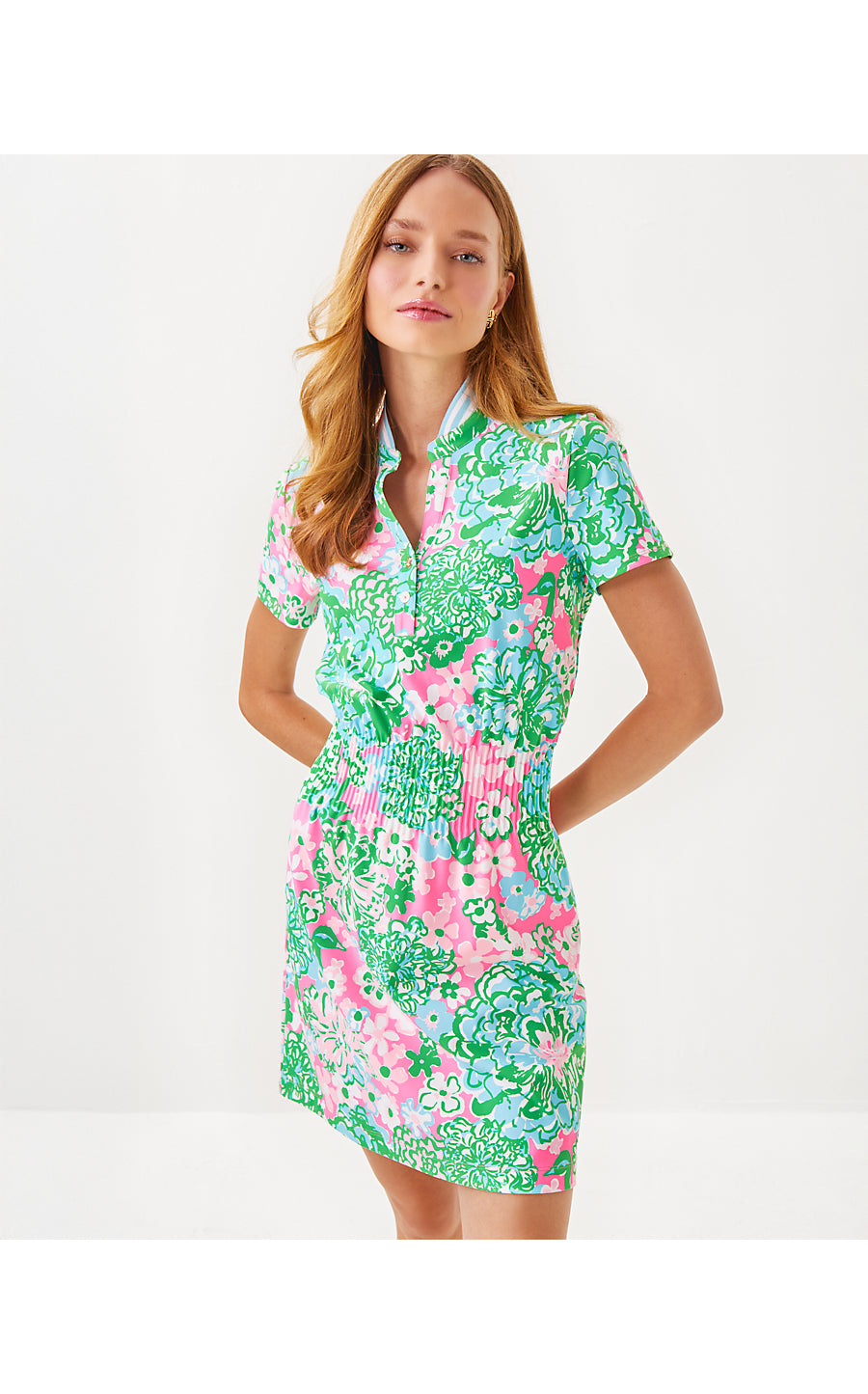 LOVE ACTIVE DRESS UPF 50+ | MULTI PLUMES IN BLOOM