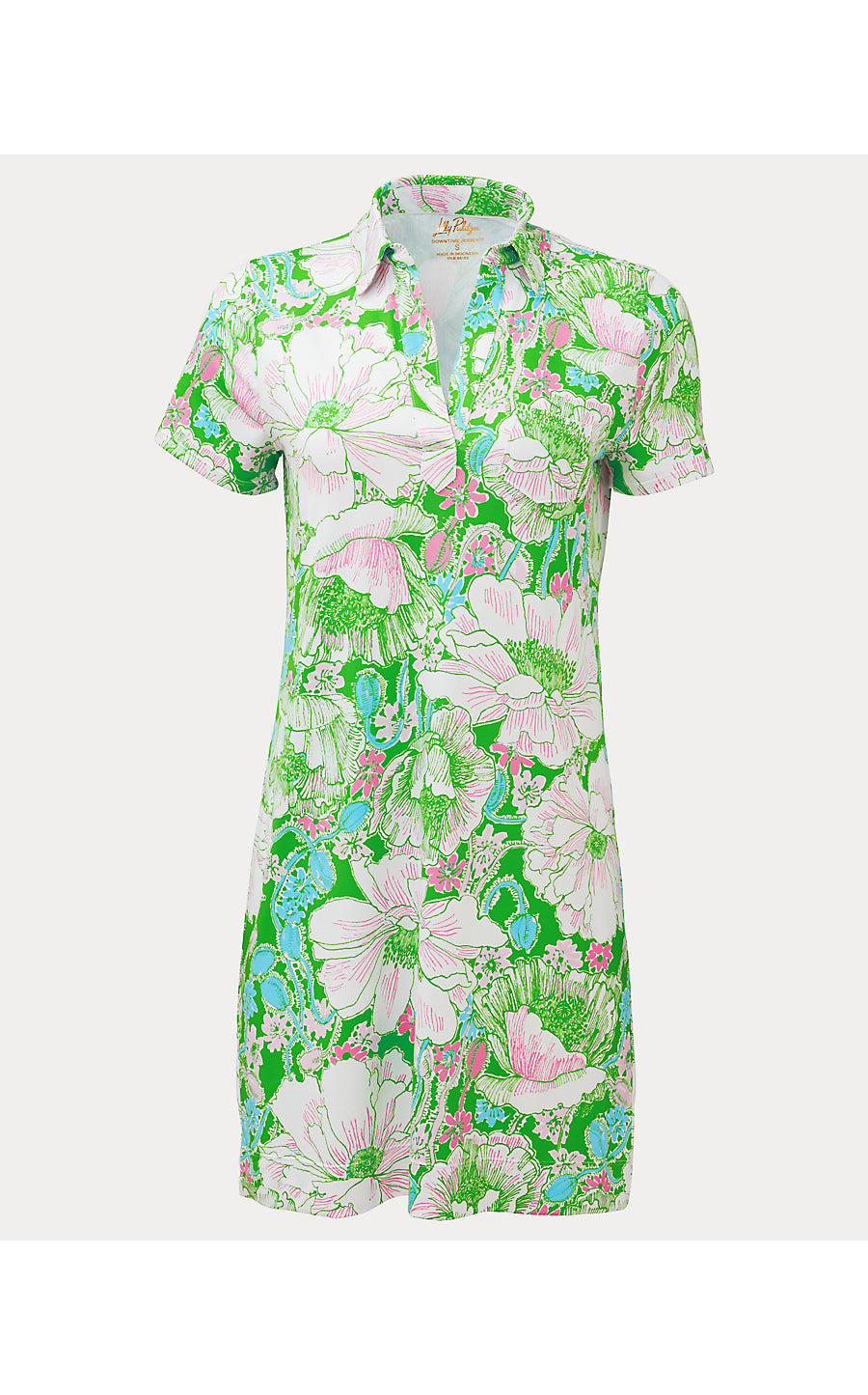 DUNE UPF 50+ SHORT SLEEVE | PUTTING GREEN POPPYLAND