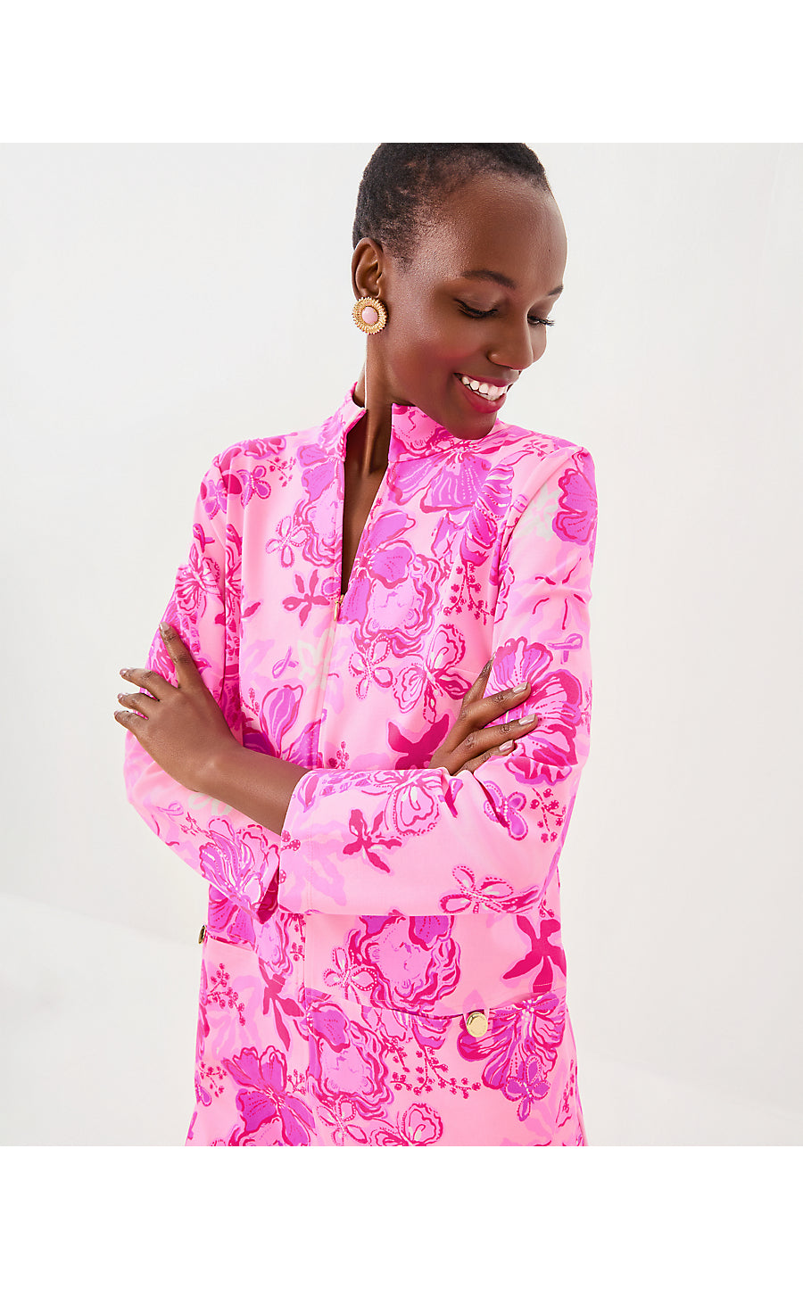 ROSIE DRESS | PARIGI PINK SUPPORTING SQUAD