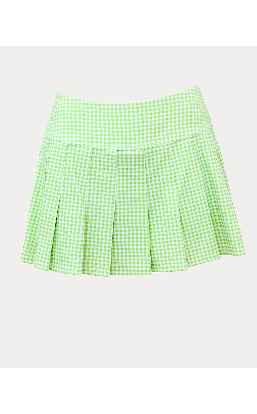 ANNORA SKORT UPF 50+ | PISTACHIO MACARON LIL CHECK IT GINGHAM