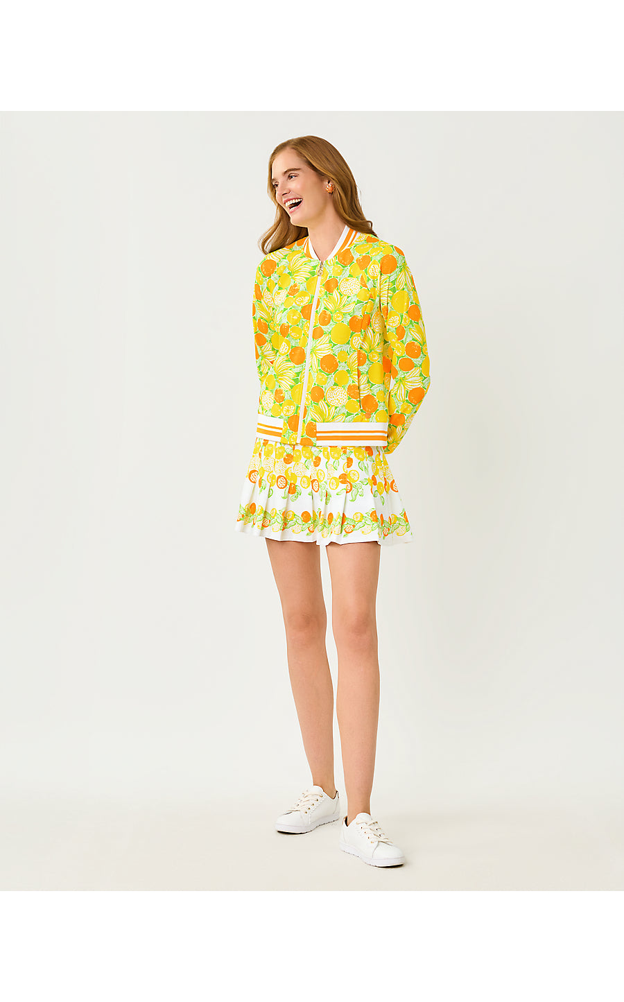ANNORA SKORT UPF 50+ | RESORT WHITE ZESTY ENGINEERED LUXLETIC