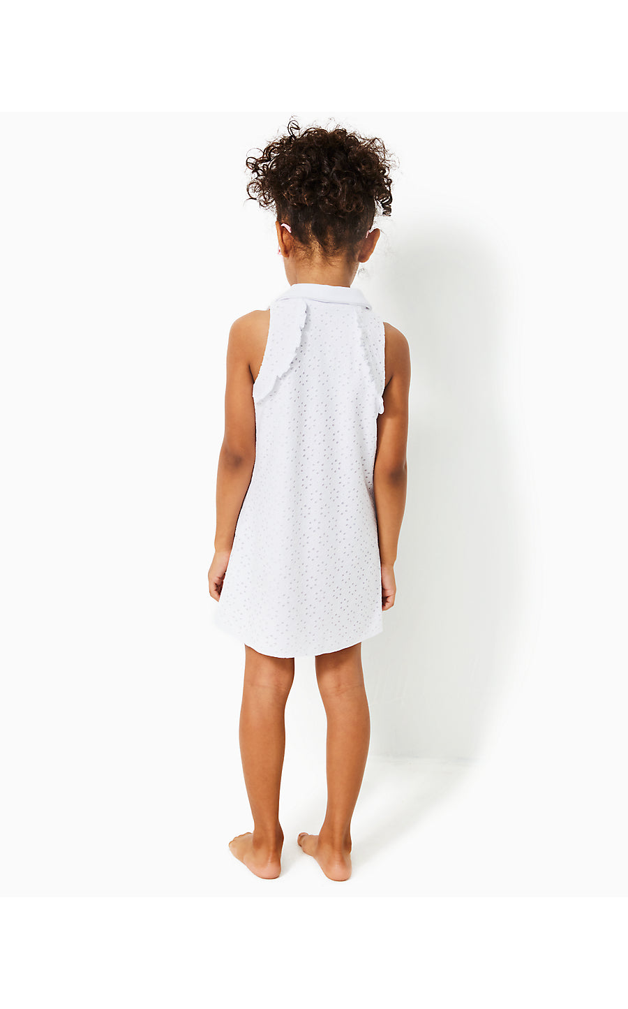 Mini Martina Polo Dress | Resort White Match Point Eyelet