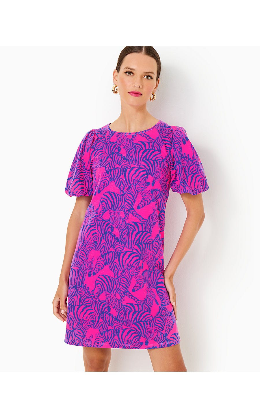 ROSEN DRESS | PASSION FRUIT PINK WILD NIGHTS