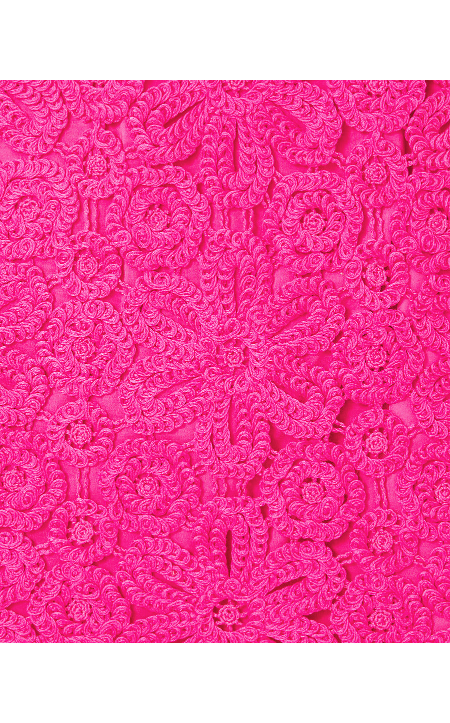 MARQUETTE CROCHET SHIFT D | PASSION FRUIT PINK SOIREE CROCHET PANEL