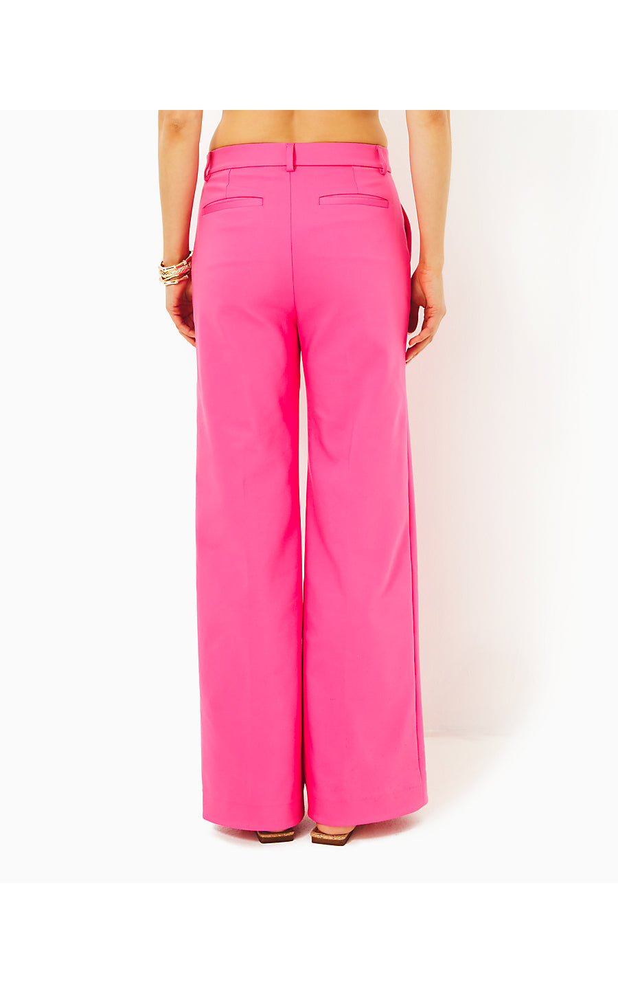 COLLETTI HIGH RISE TROUSE | PASSION FRUIT PINK