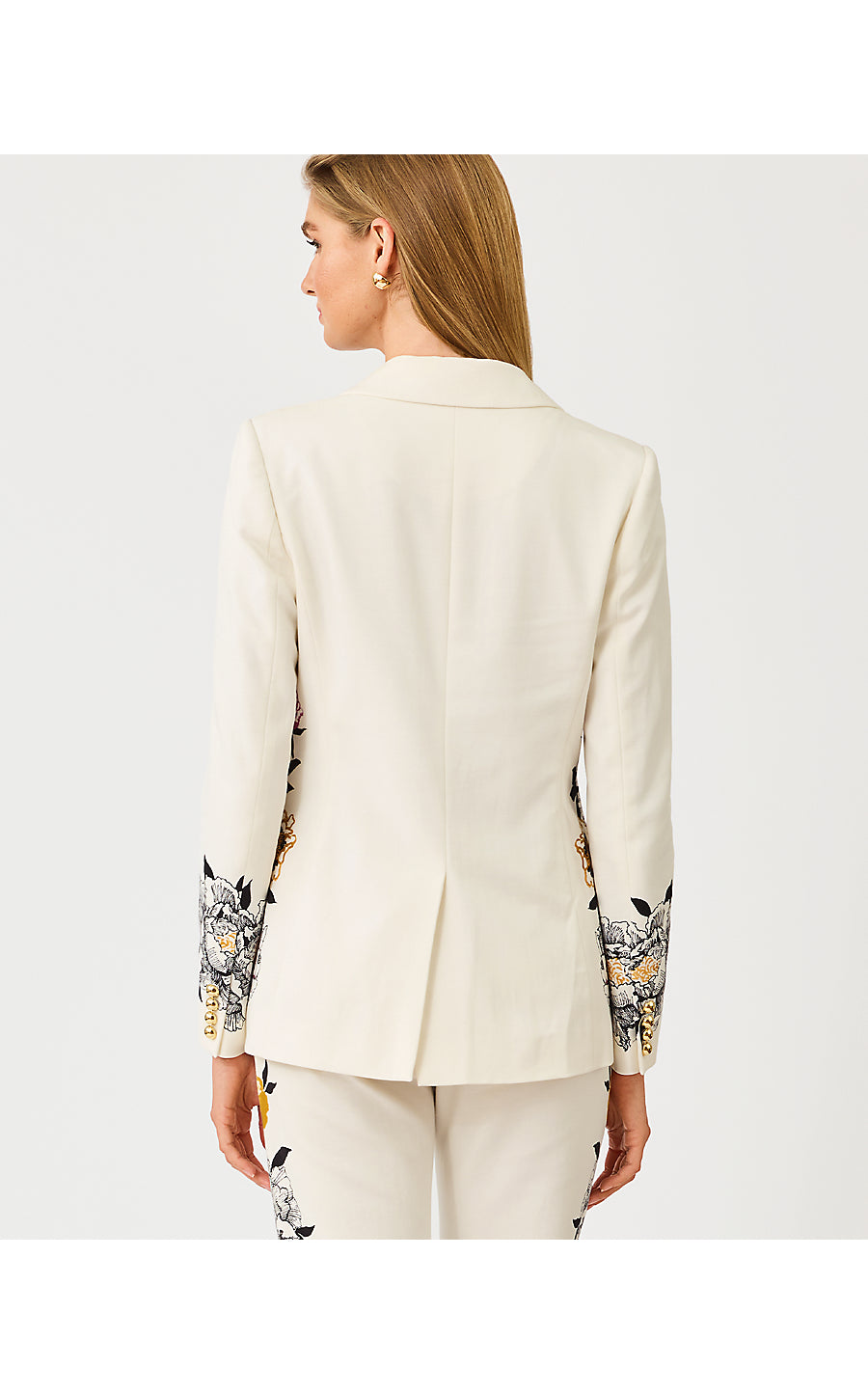 AMRYN BLAZER | COCONUT PEONY PERFECTION ENGINEERED BLAZER