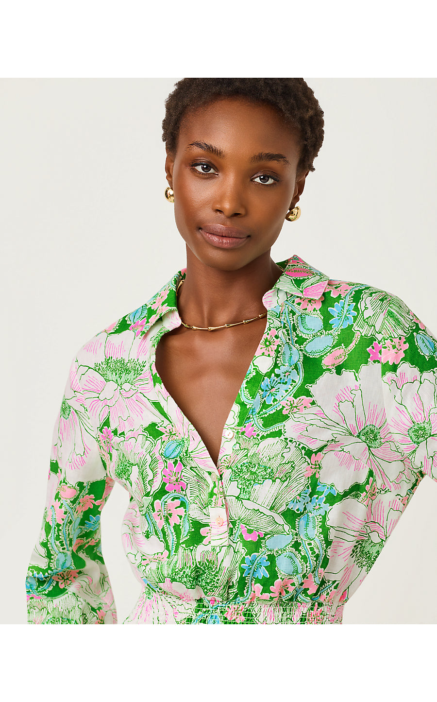 ABRALYNN LINEN | PUTTING GREEN POPPYLAND