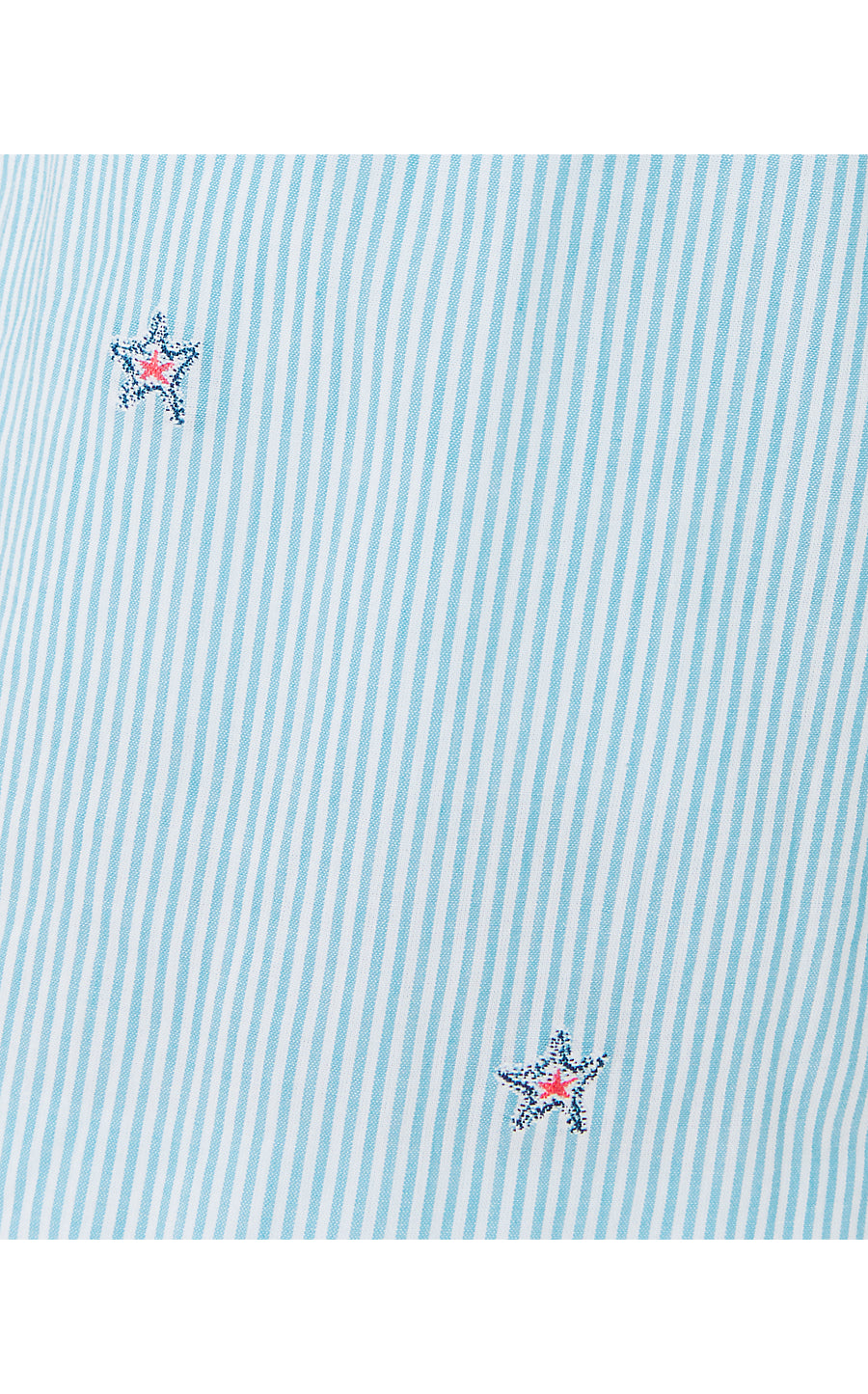 Lilo Short | Hydra Blue Seaside Star Jacquard Stripe