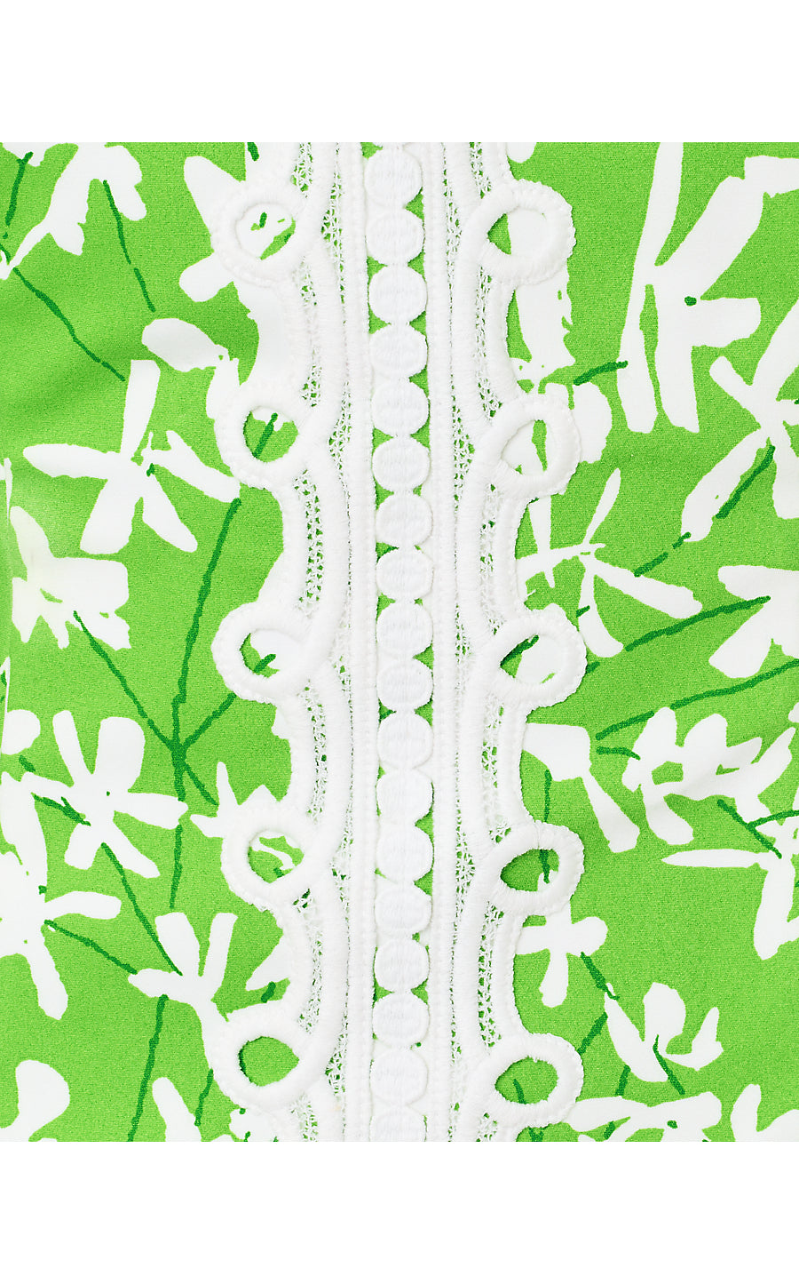 SHELLI STRETCH TOP | CROCODILE GREEN LISA