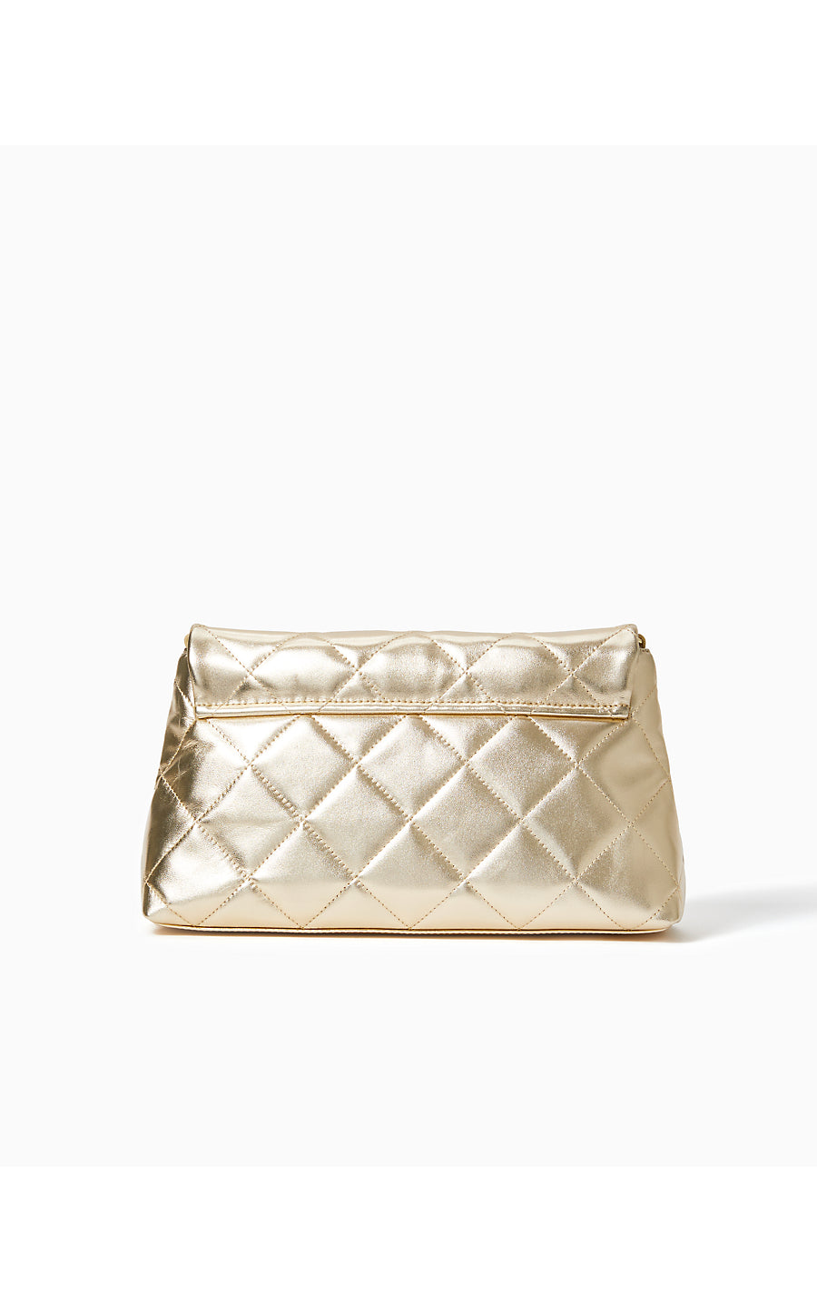 MATEA QUILTED LEATHER | GOLD METALLIC