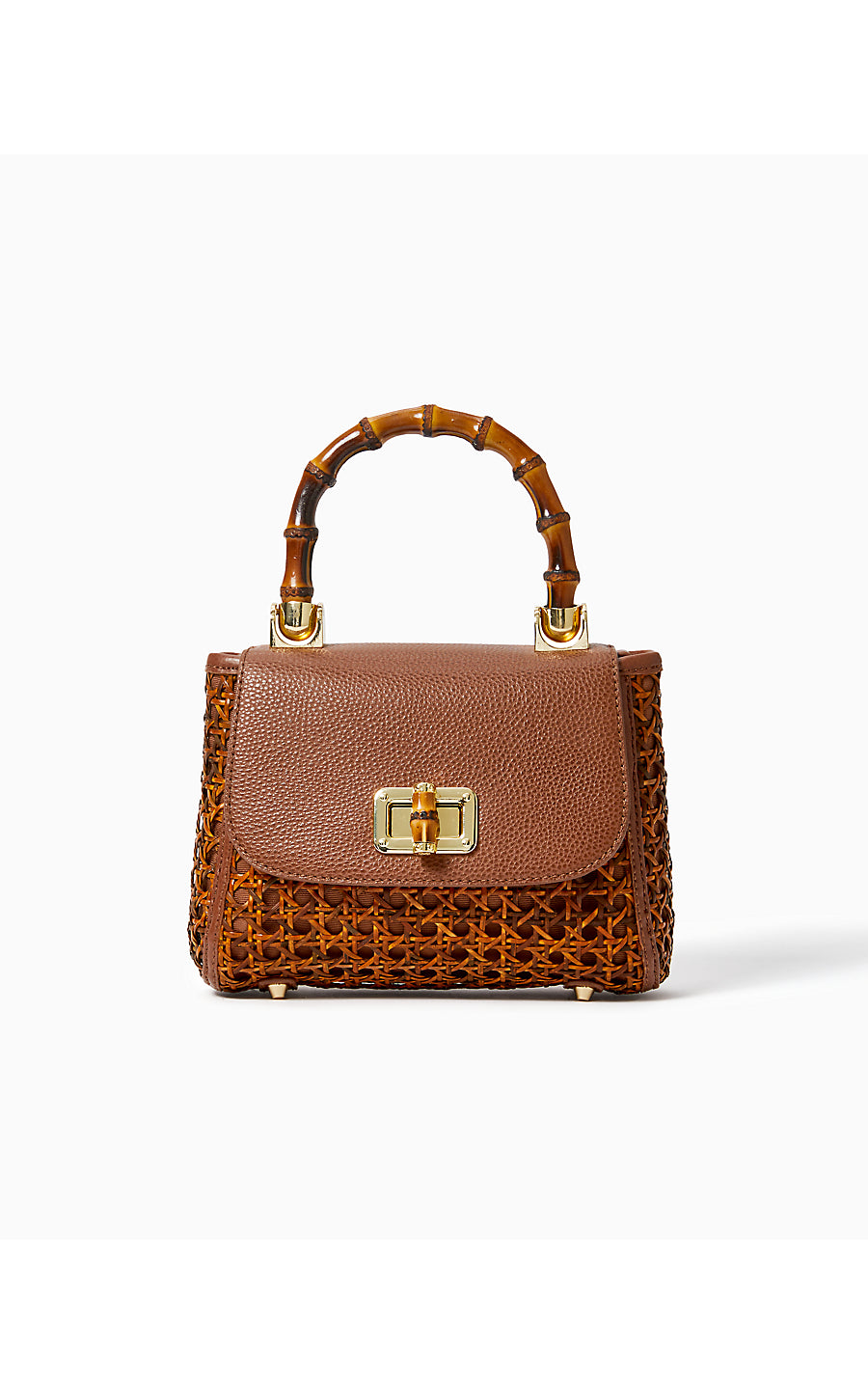 PARTON TOP HANDLE BAG | BUNGALOW BROWN