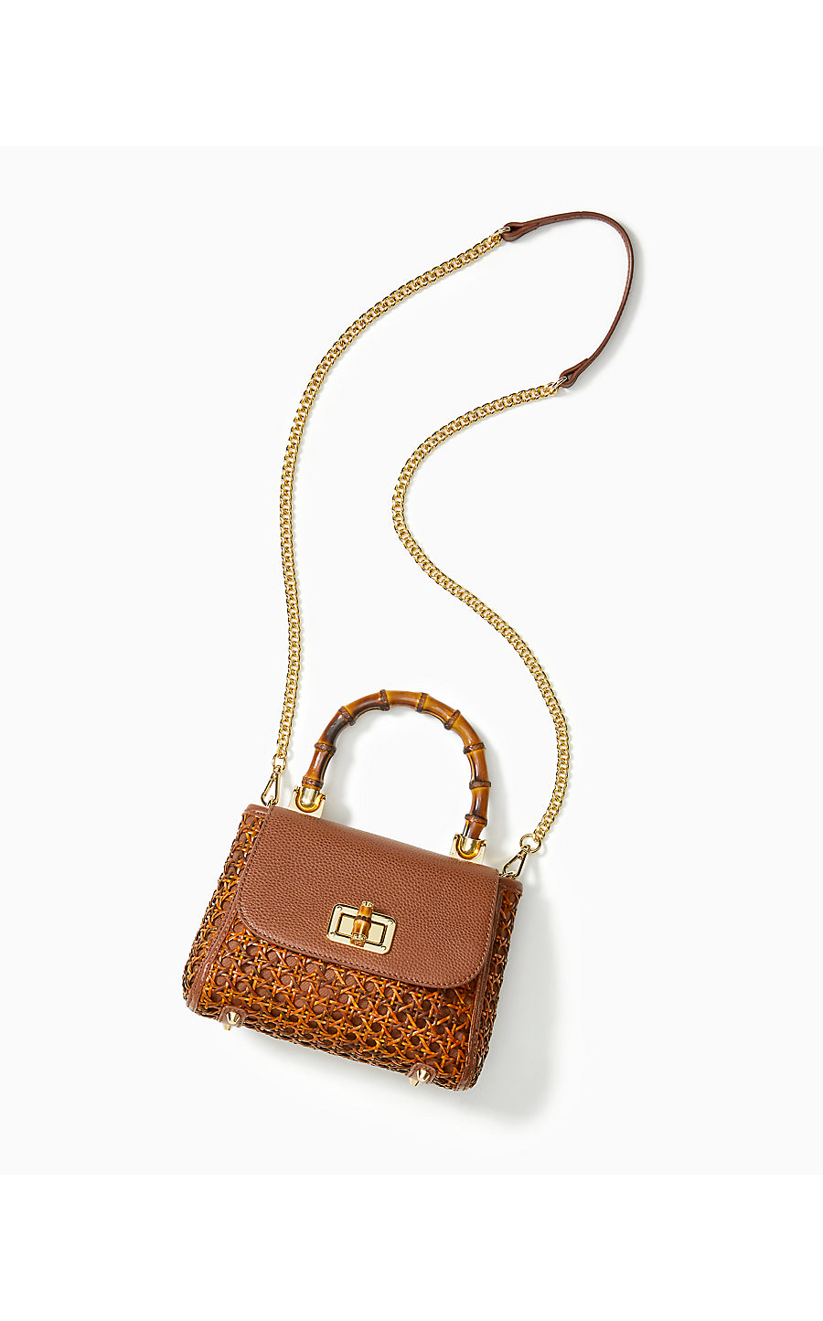 PARTON TOP HANDLE BAG | BUNGALOW BROWN