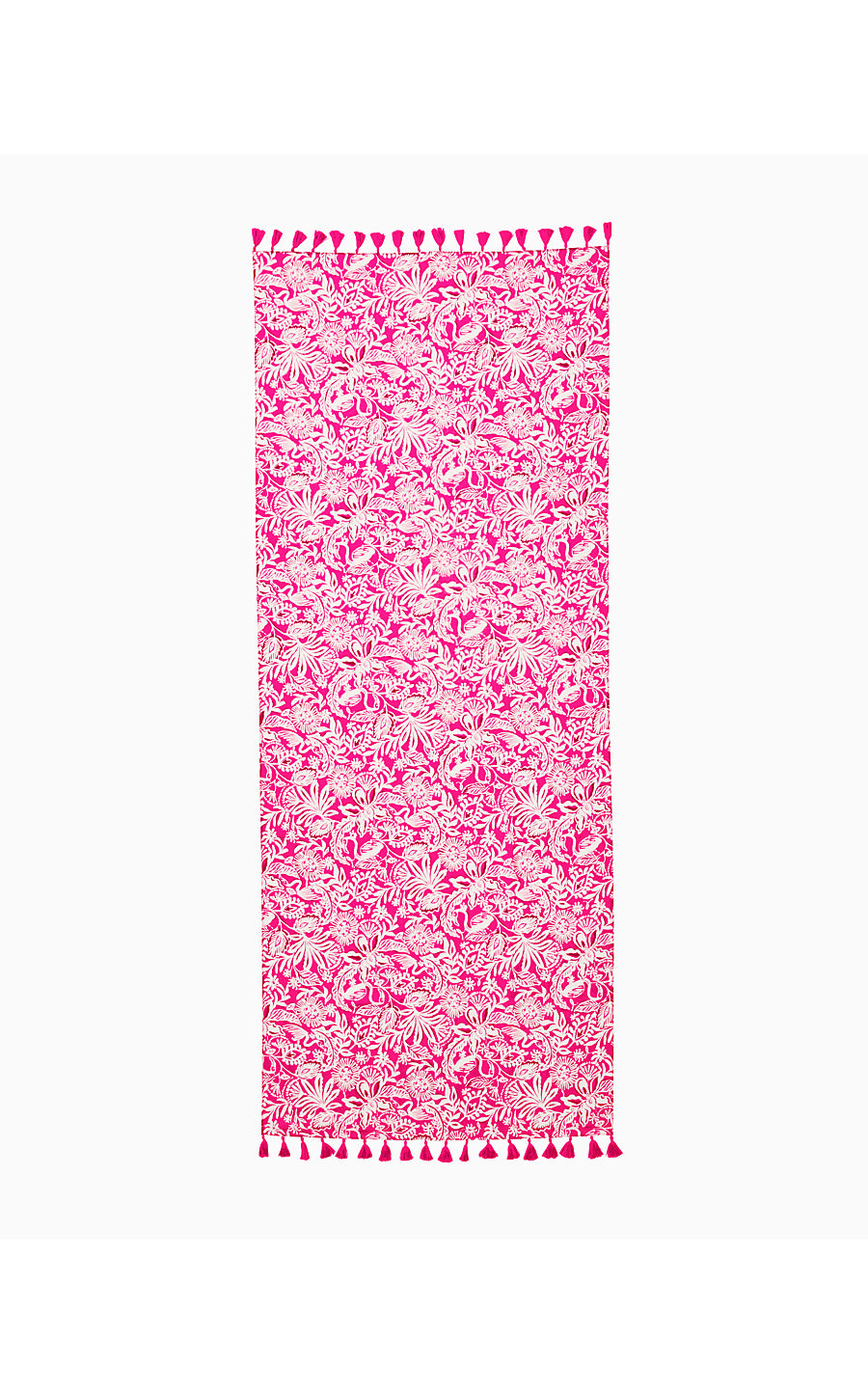 RESORT SCARF | PASSION FRUIT PINK ABSOLUTELY FLAMAZING ENGINEERED SCARF