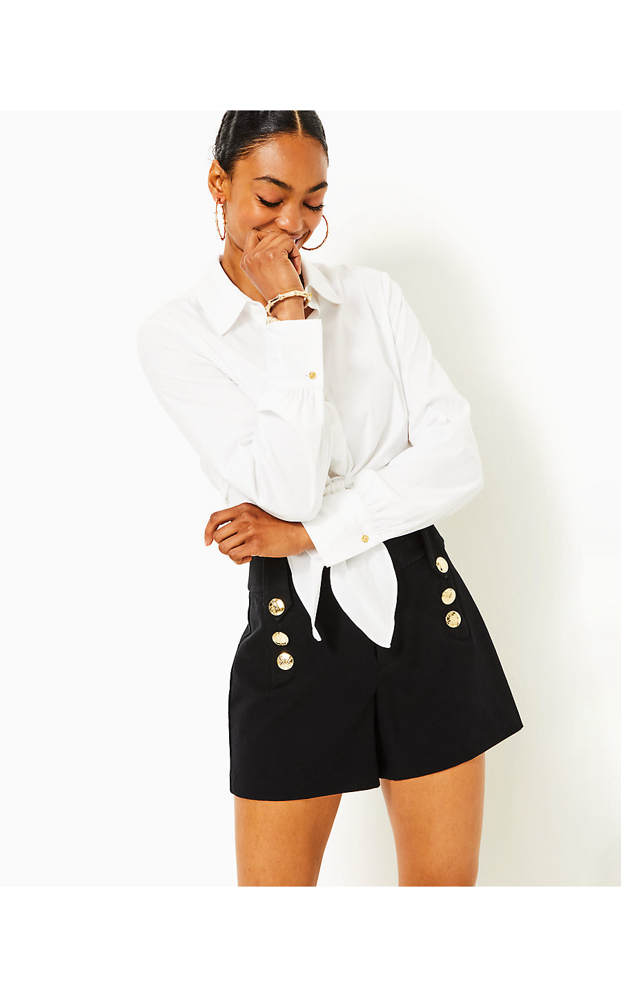 PARRISH HIGH RISE SHORT | NOIR