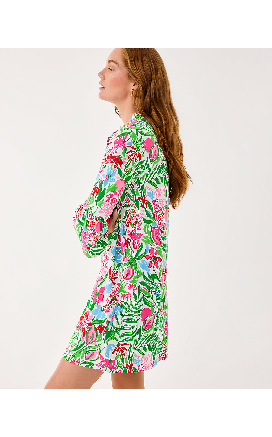 HAYES DRESS | MULTI GLOWING GARDENS