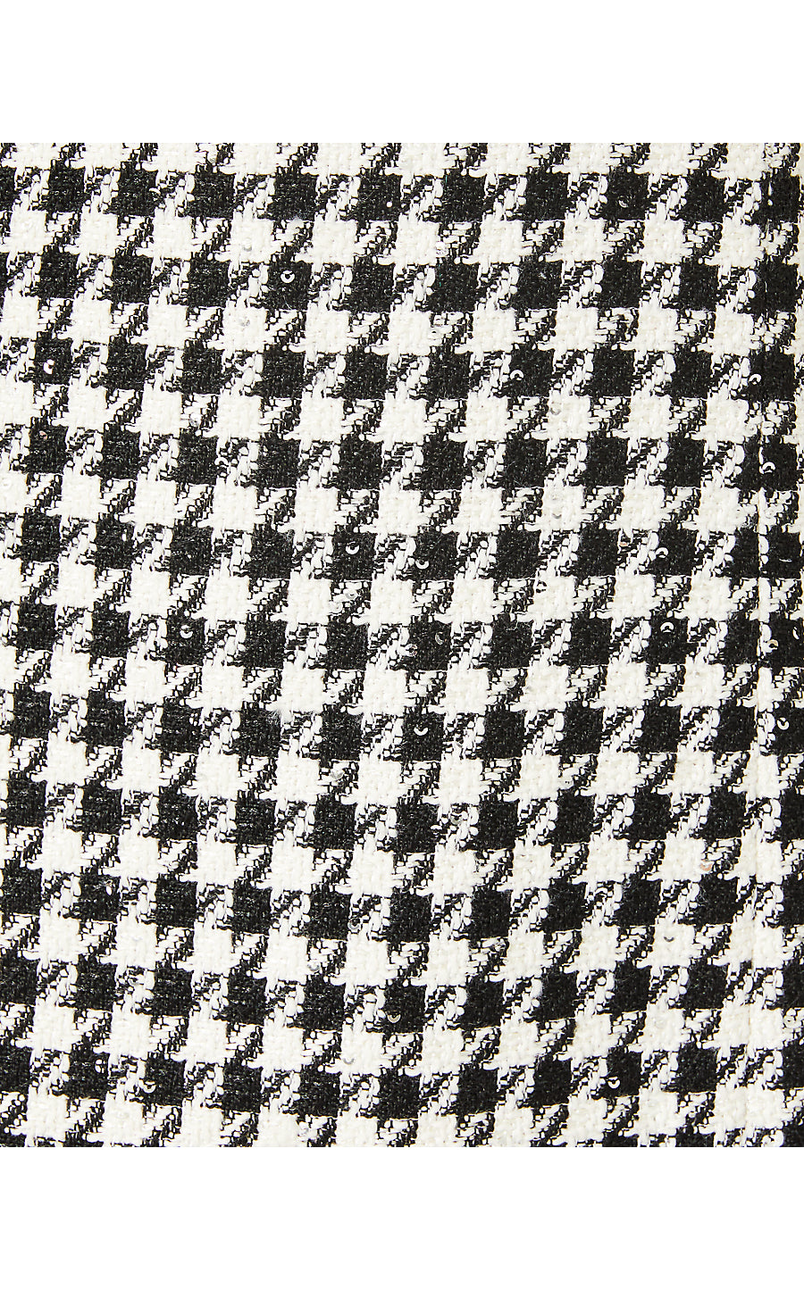 DORIANE BOUCLE SHIFT | NOIR HOUNDSTOOTH