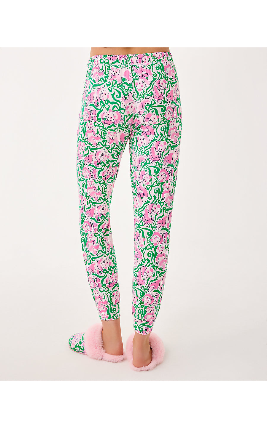 JEFFERS PJ PANT | PINK QUARTZ PANDA N BOWS