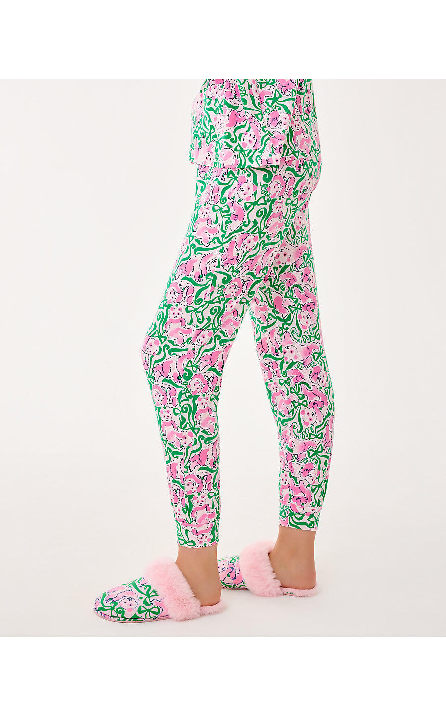 JEFFERS PJ PANT | PINK QUARTZ PANDA N BOWS