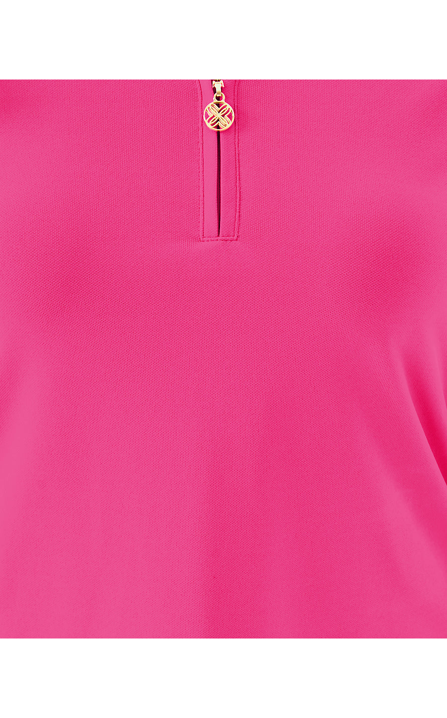 FRIDA HALF ZIP POLO UPF 5 | PARIGI PINK
