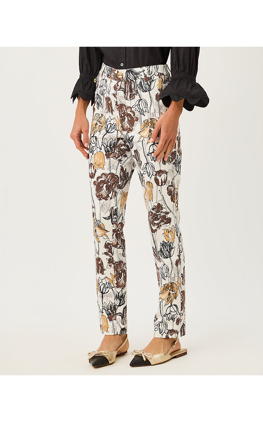 ANA HIGH RISE PANT | COCONUT BIG LILLYS
