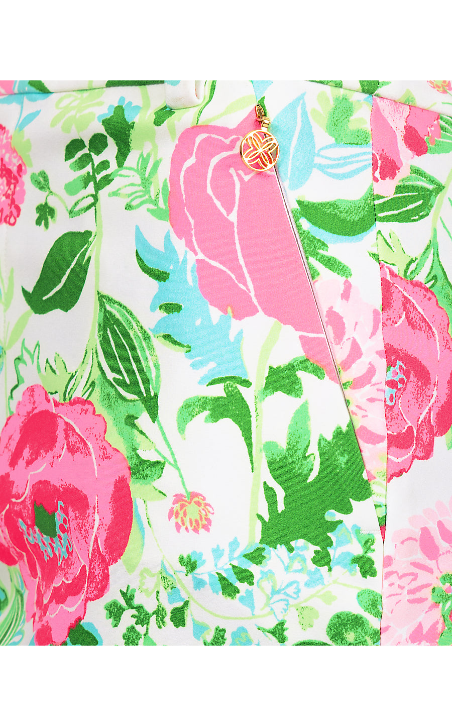 ANA HIGH RISE PANT | MULTI POPPY PARTY