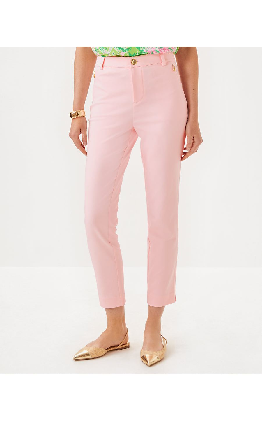 ANA HIGH RISE PANT | PINK MUSE