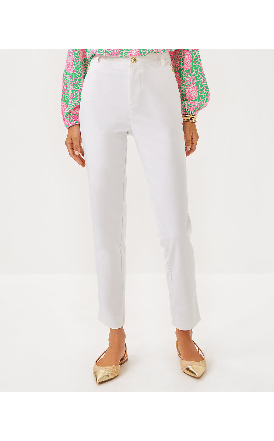 ANA HIGH RISE PANT| RESORT WHITE