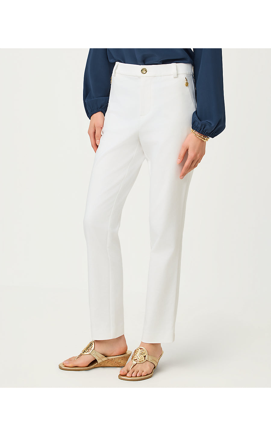 ANA HIGH RISE PANT | RESORT WHITE