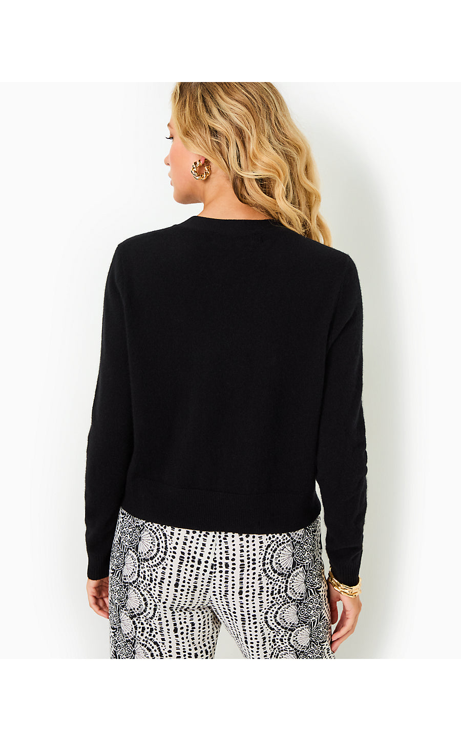 TIPPERY CASHMERE CARDIGAN | BLACK