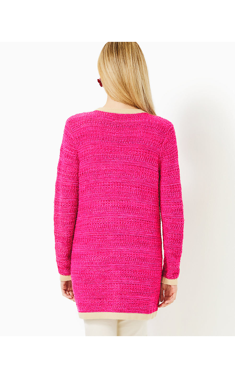 TANNERY SWEATER SET | PASSION FRUIT PINK MOONLIGHT TWEED