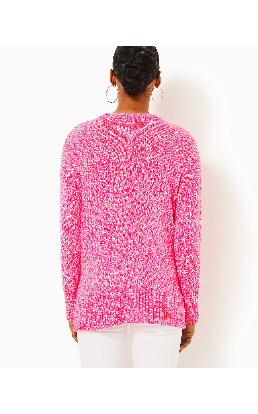 BEDFORD SWEATER | PASSION FRUIT PINK MARL