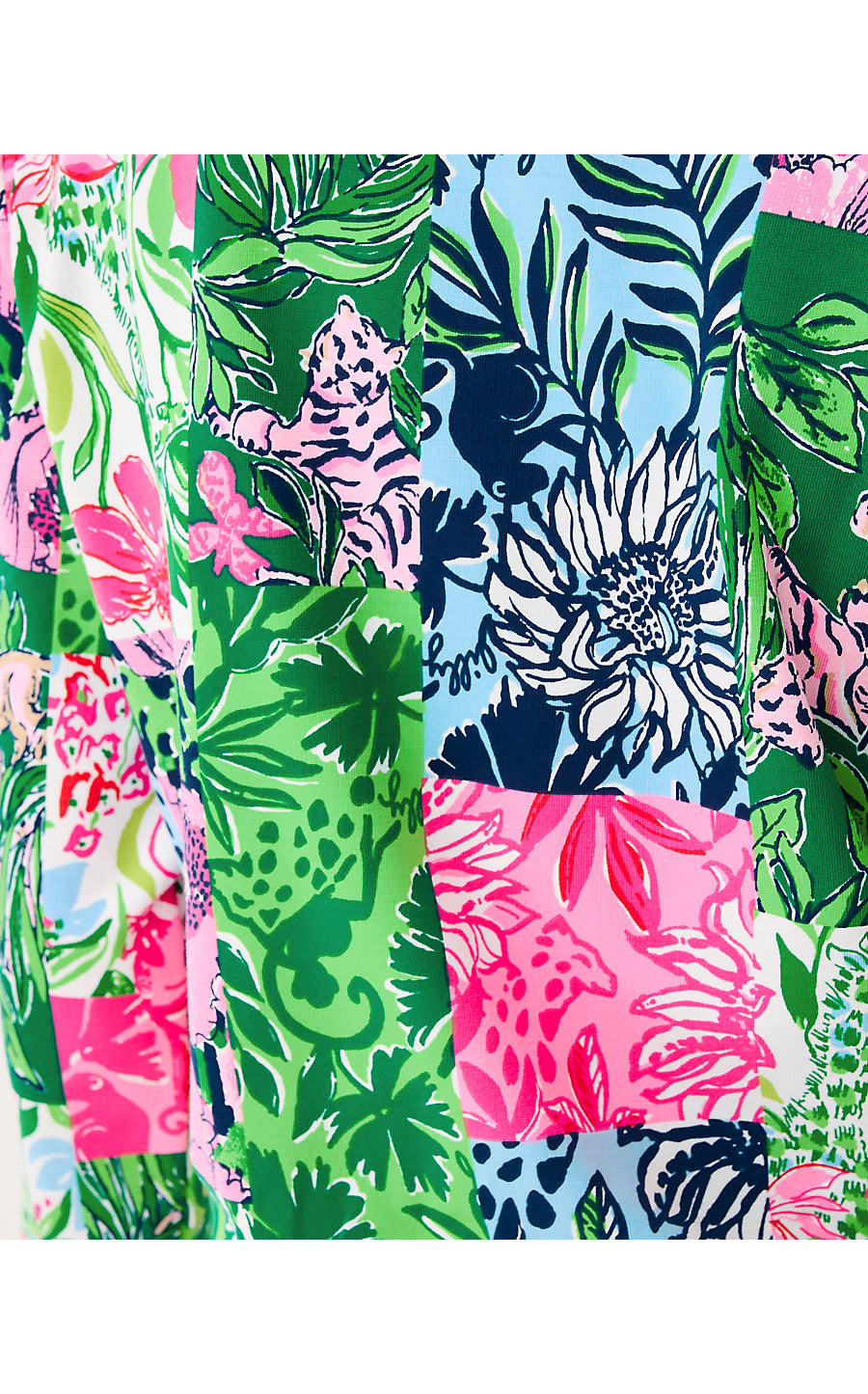 ELENI UPF 50+ PULLOVER | MULTI PARTY PUNCH PATCH