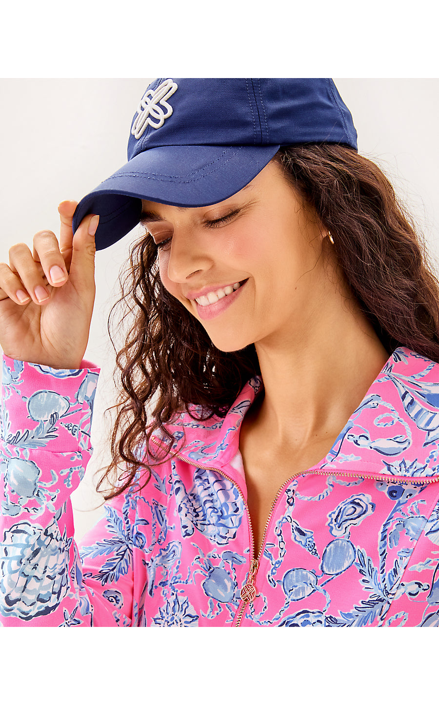 ELENI UPF 50+ PULLOVER | ROUSSEAU PINK BAREFOOT BEACHCOMBERS