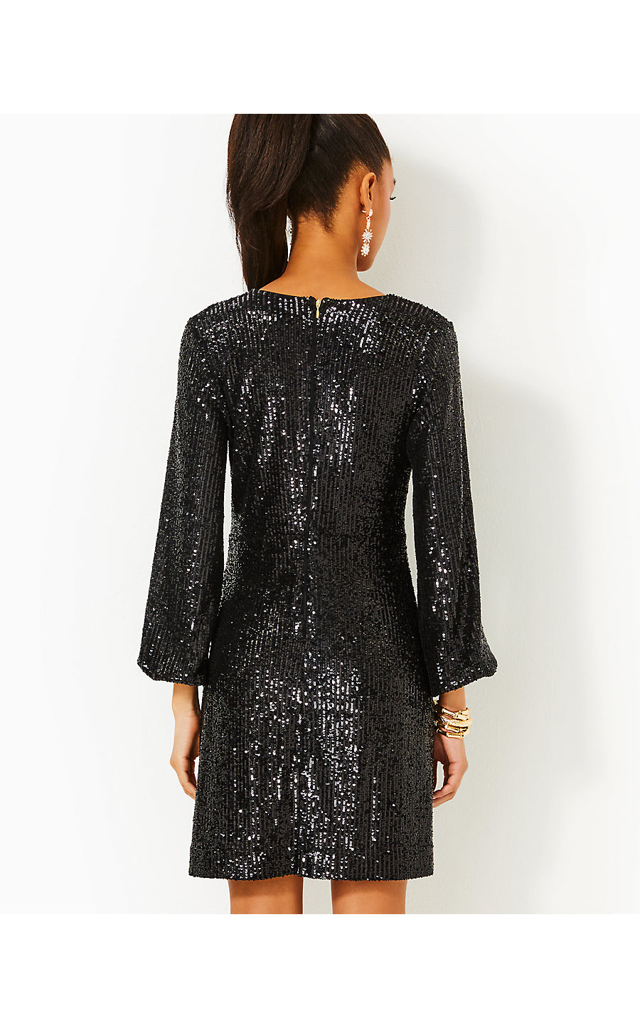 ESTRELLA SEQUIN DRESS | NOIR TREASURE BOX