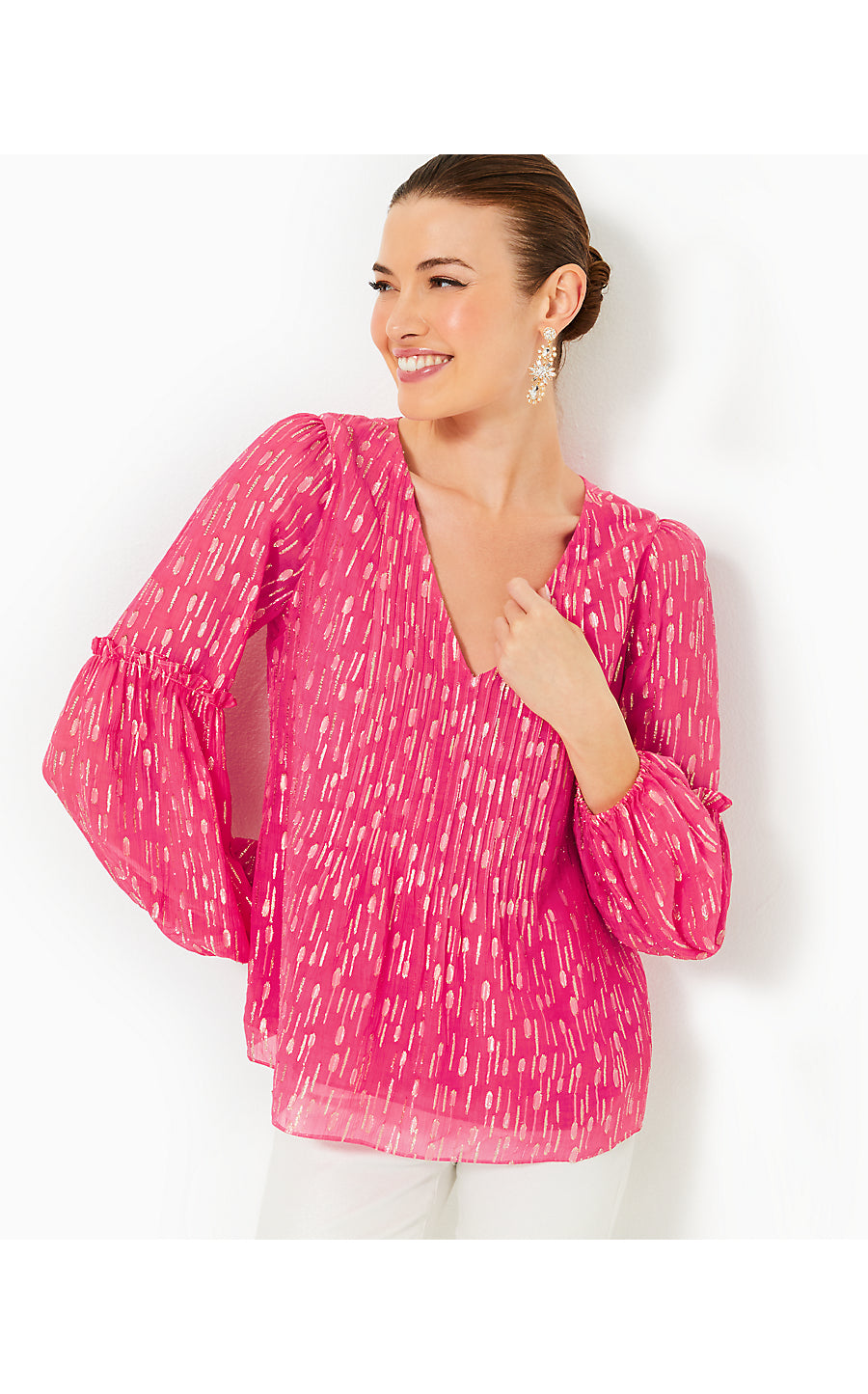 CLEME LONG SLEEVE TOP | PASSION FRUIT PINK MYSTICAL