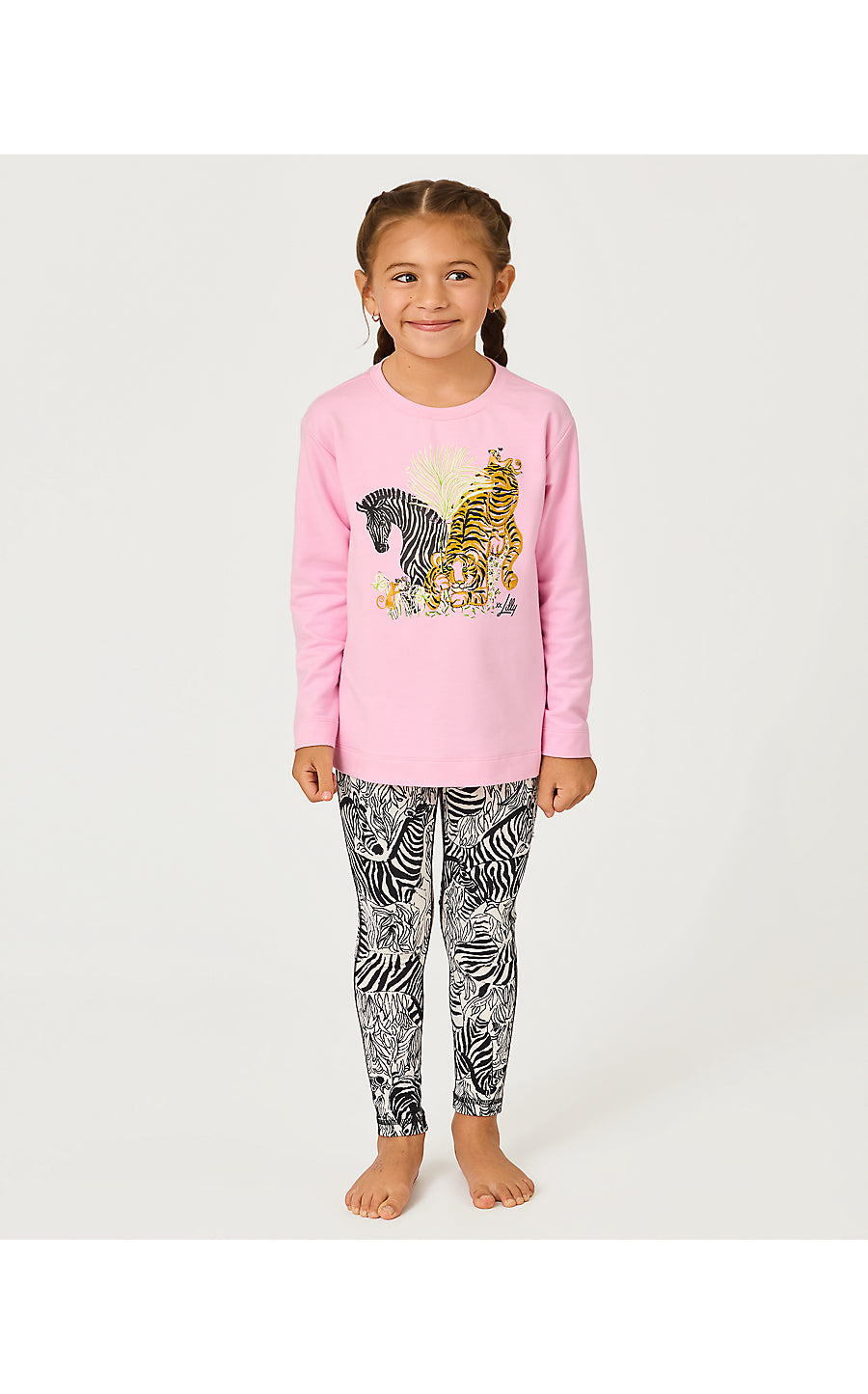 MINI BALLAD SWEATSHIRT | MULTI LILLYS ZOO CHILDRENS GRAPHIC