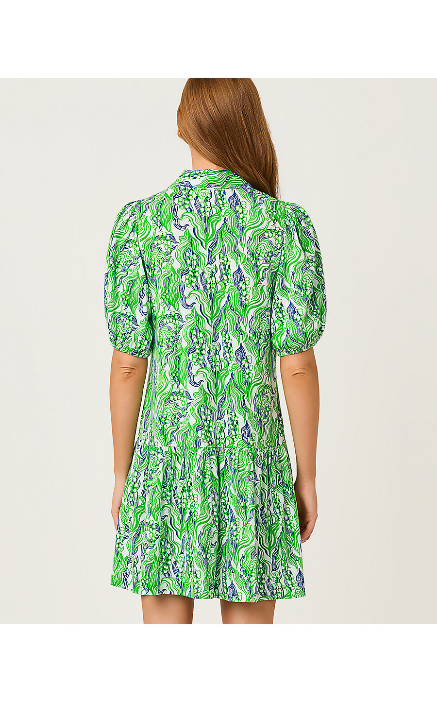 BINGLEY DRESS | PUTTING GREEN LILLY OF THE VALLEY