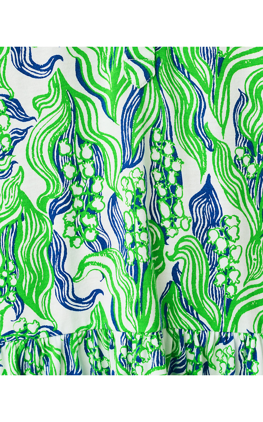 BINGLEY DRESS | PUTTING GREEN LILLY OF THE VALLEY