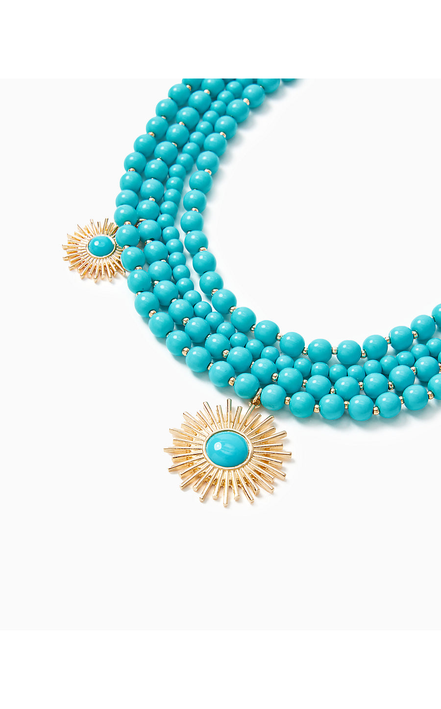 SUNSHINE JUNGLE NECKLACE | BREEZY AQUA