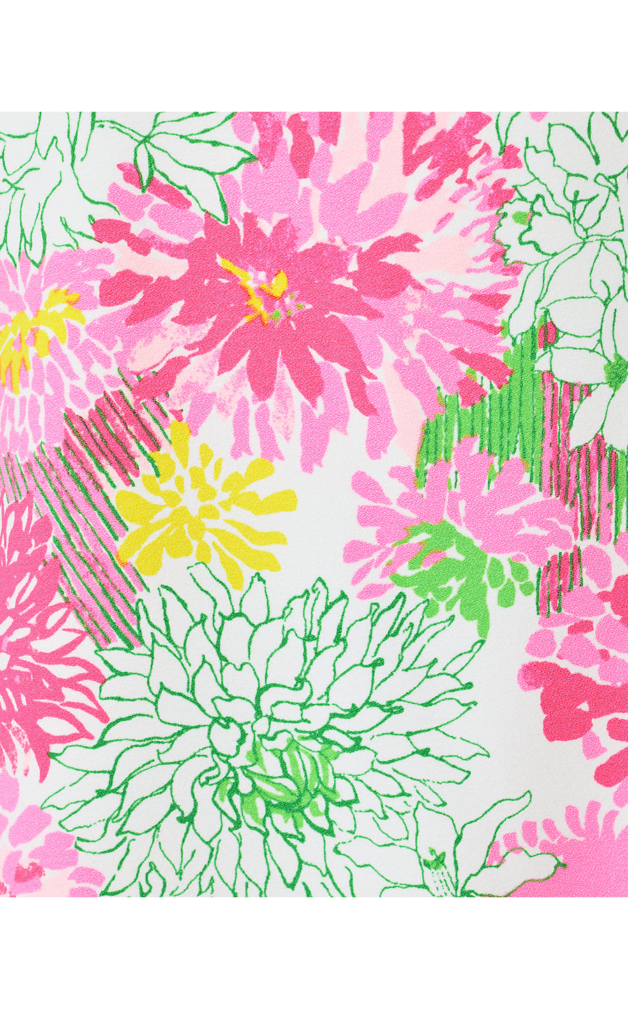 CARMINE SHIFT | RESORT WHITE MUM PATCH