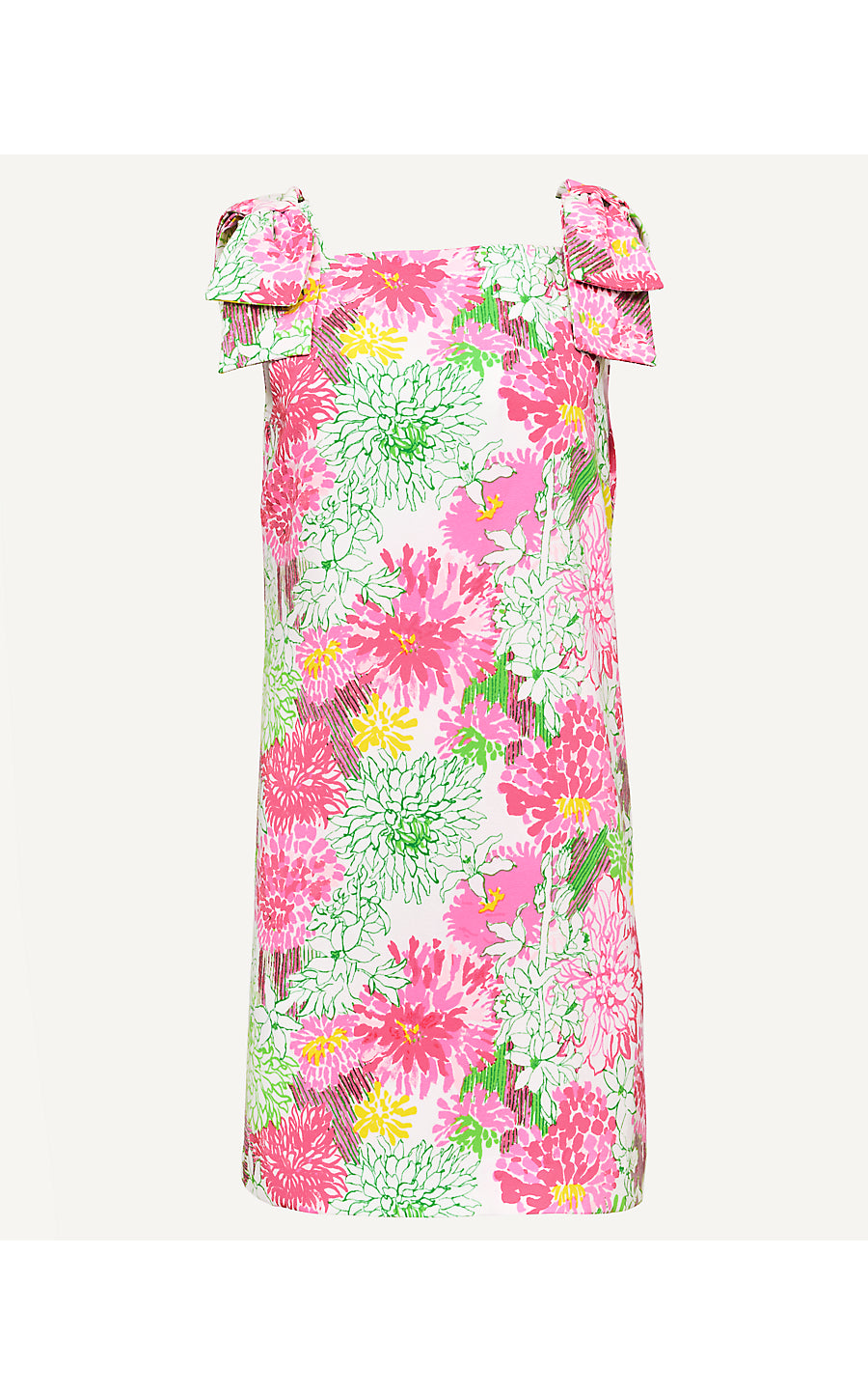 CARMINE SHIFT | RESORT WHITE MUM PATCH