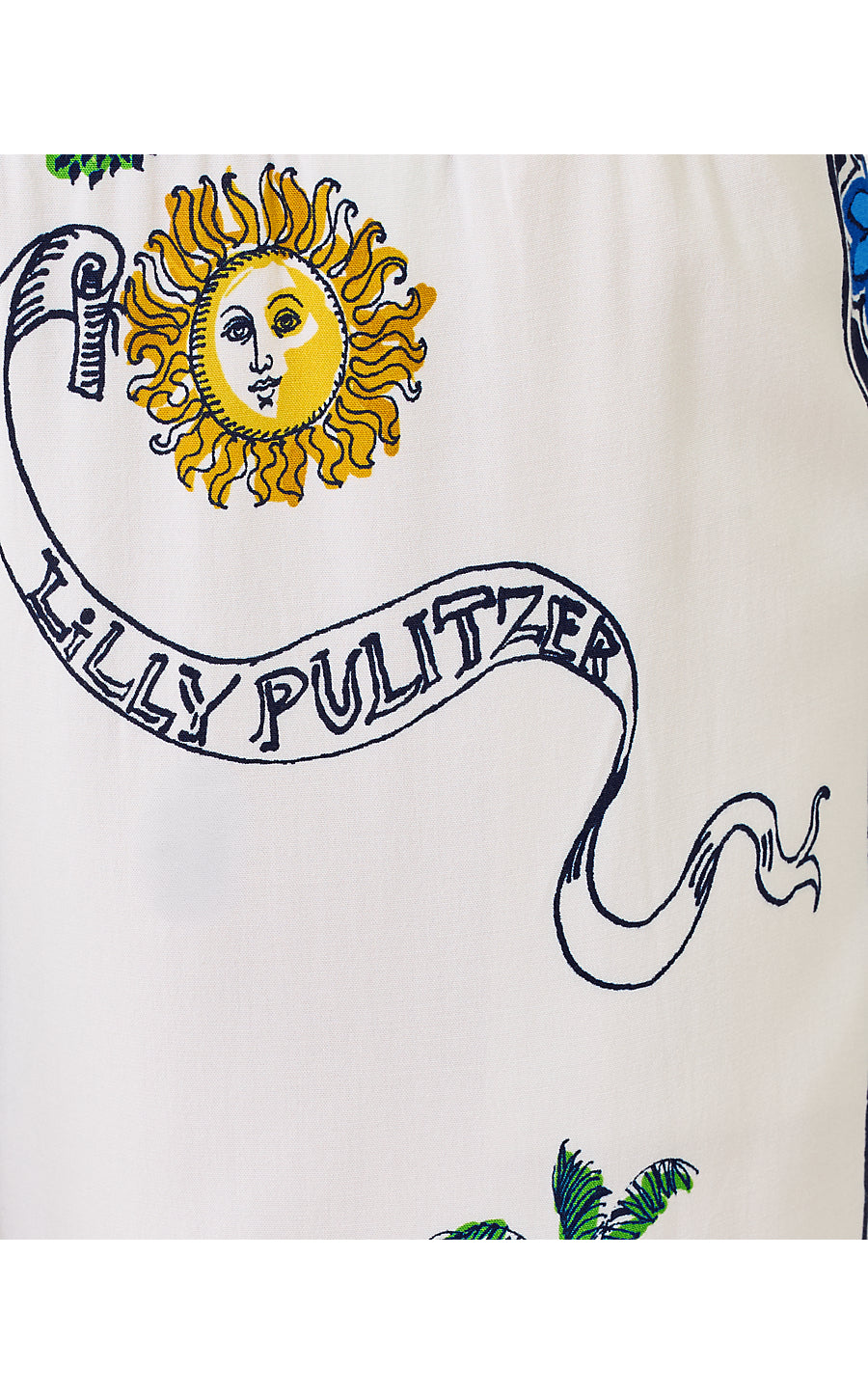 BAL HARBOUR STRETCH PALAZZO | COCONUT KEY WEST TOILE ENGINEERED PANT
