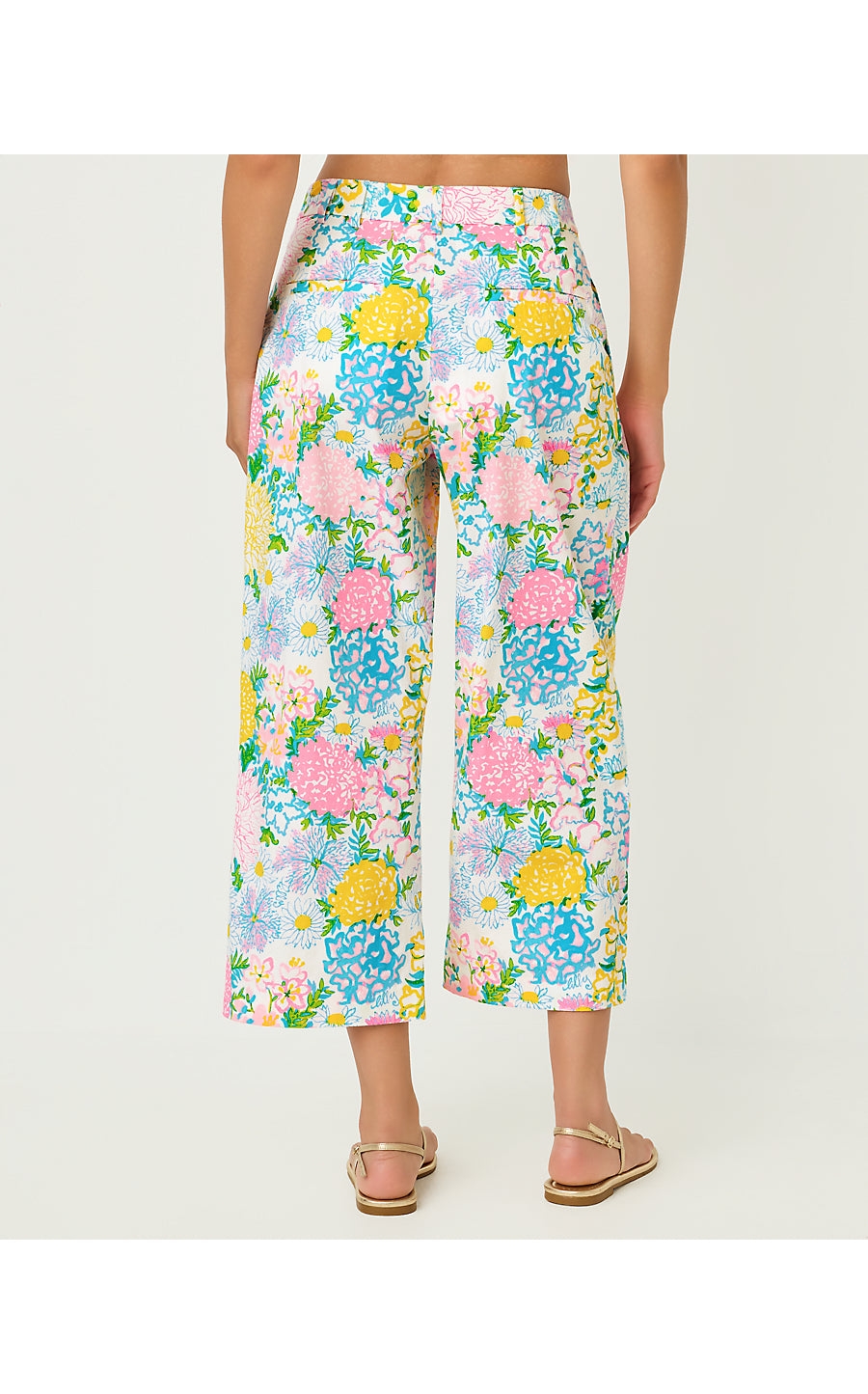 MANDALAY CROP PANT | MULTI LILLY GARDEN