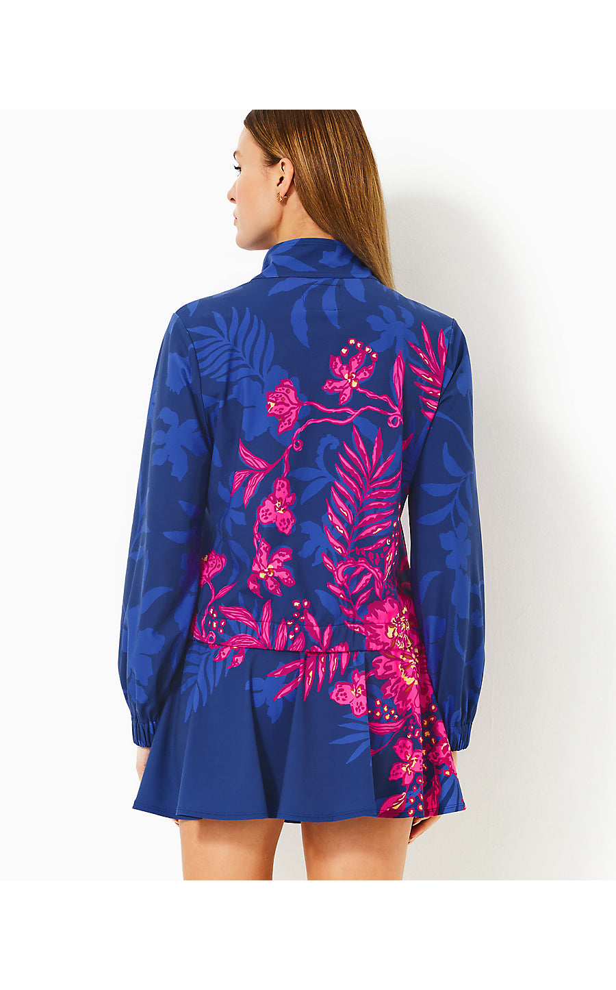 AEGEAN JACKET UPF 50+ | BLUE MED NEVER ENDING SUMMER ENGINEERED LUXLETIC JACKET